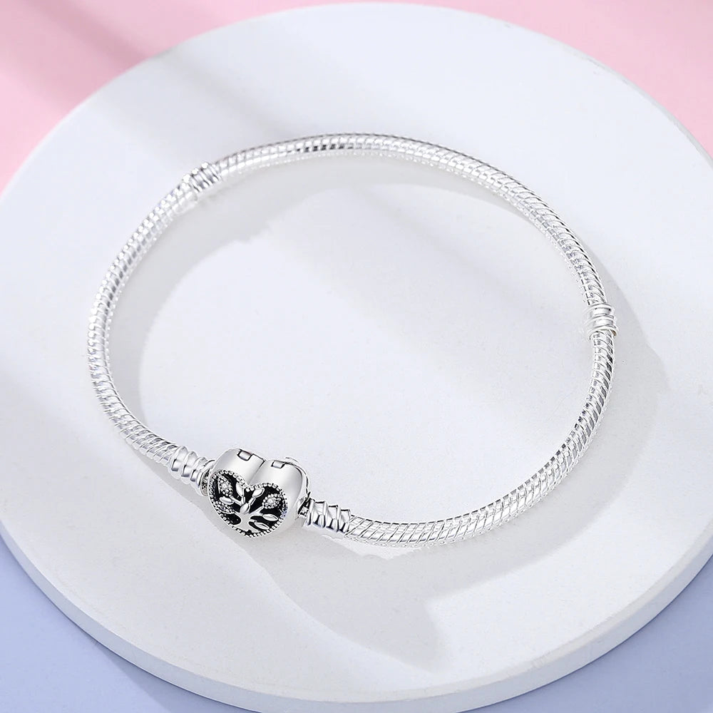 Danturn 925 Sterling Silver Bracelets Crown Butterfly Bus Sisterly Love Cherry Bracelets Women Bracelets Fashion Charm Bracelets