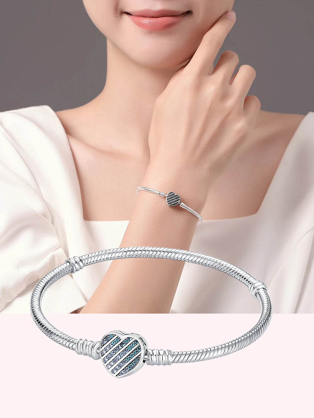 Danturn 925 Sterling Silver Bracelets Crown Butterfly Bus Sisterly Love Cherry Bracelets Women Bracelets Fashion Charm Bracelets