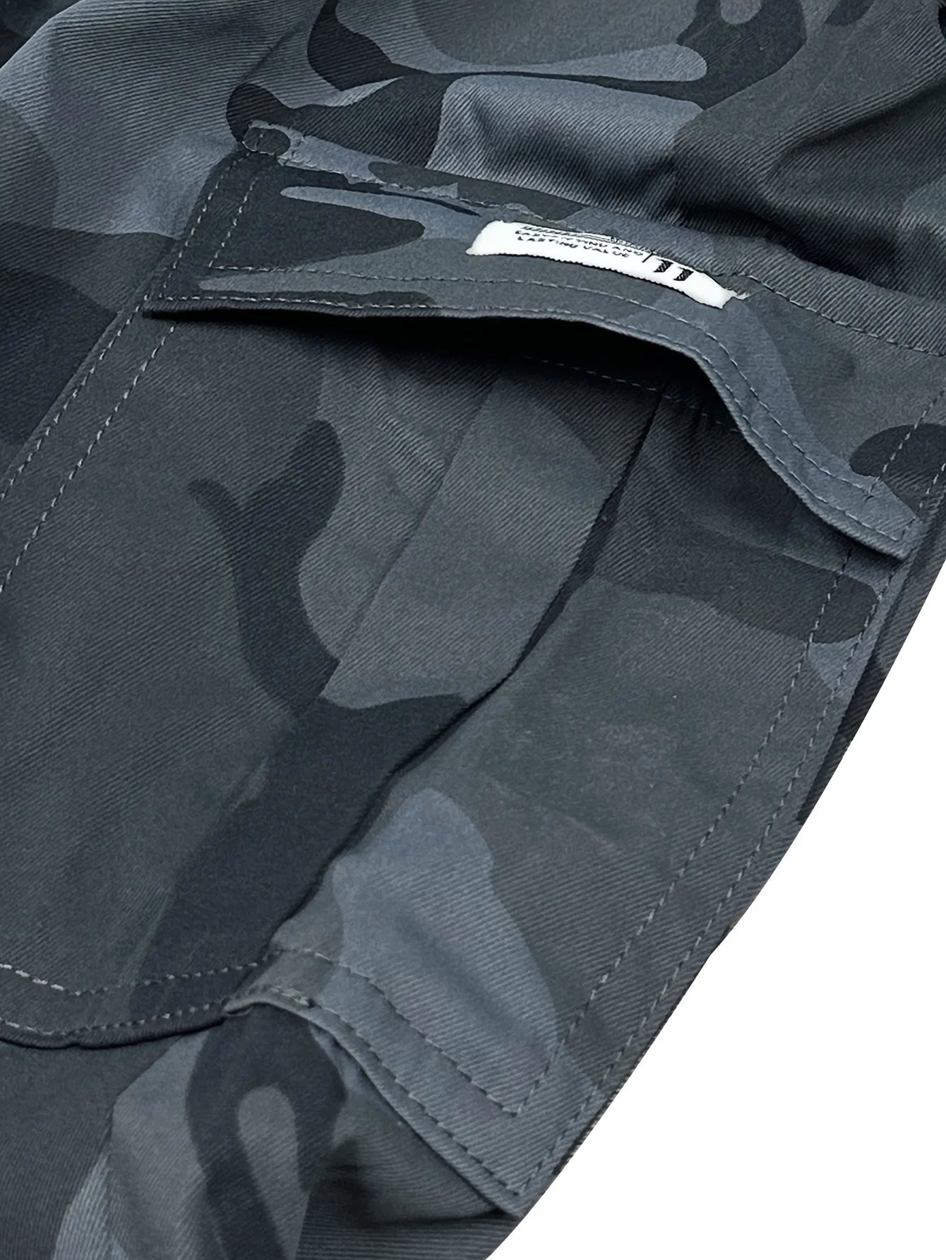 [Trendy Camo Cargo Pants] Camo Cargo Pants - Men's Trendy Casual Regular Fit Trousers With Side Pocket For Outdoor Activities