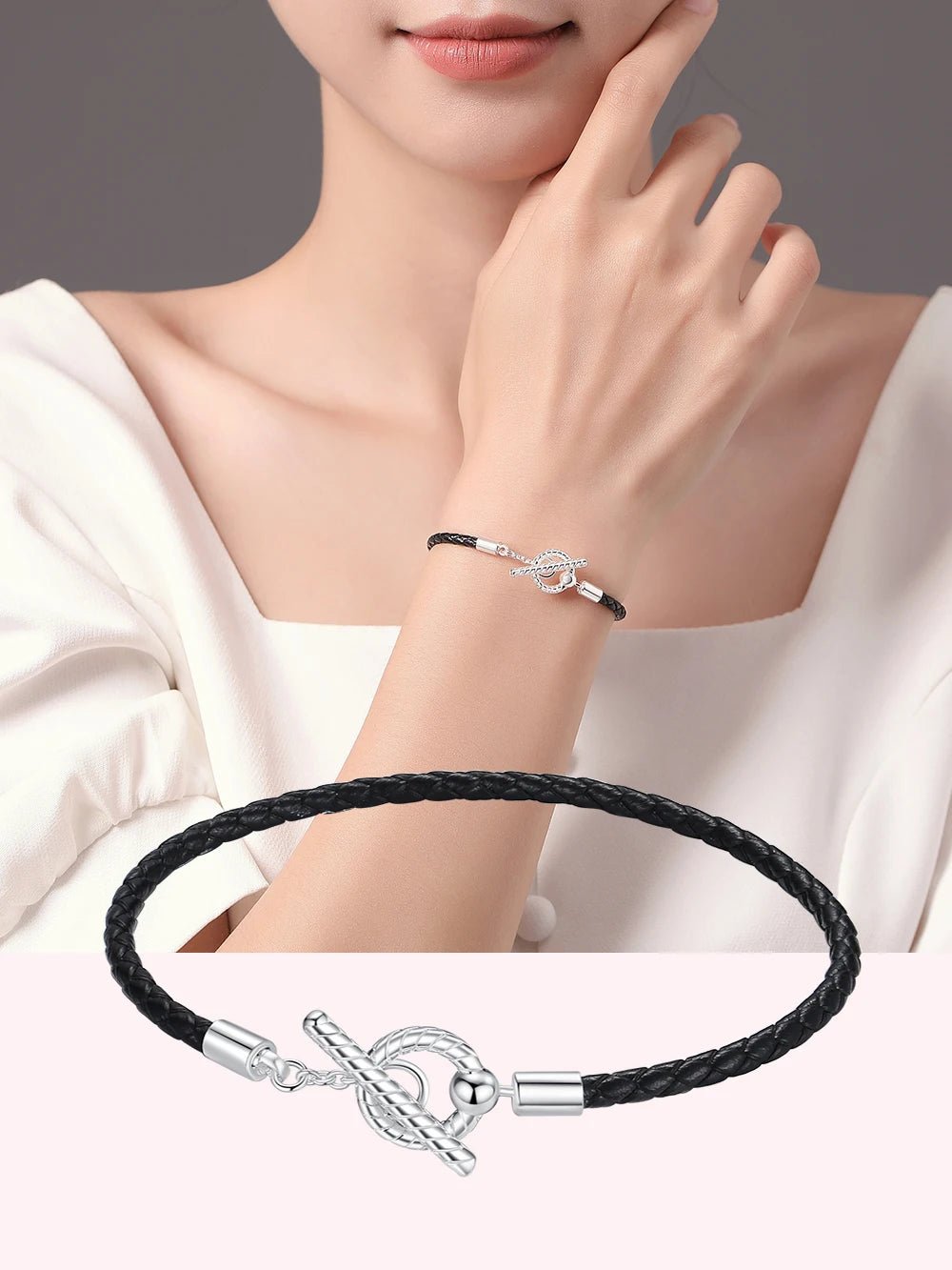 Danturn 925 Sterling Silver Bracelets Crown Butterfly Bus Sisterly Love Cherry Bracelets Women Bracelets Fashion Charm Bracelets