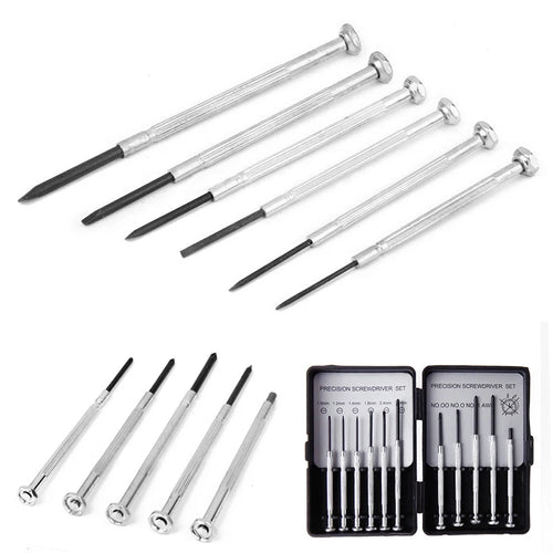 11PCS Precision Screwdriver Set Mini Bijoutiers Montres Lunettes Réparations Kit Drop Shipping