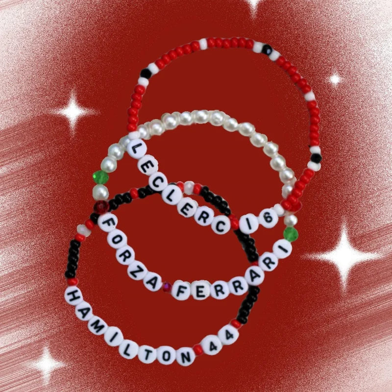 handmade F1 Team Bracelets |  Friendship Bracelets