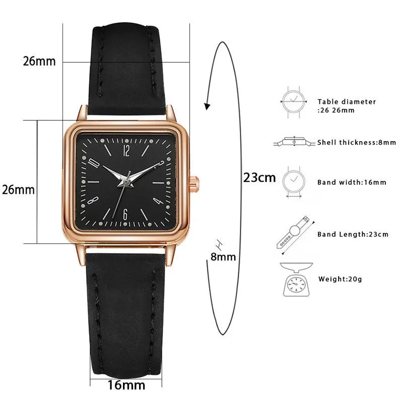 Montres Femmes Luxury Women Watches Luminous Leather Strap Digital Wristwatches Casual Business Wrist Clock Dress Reloj Mujer