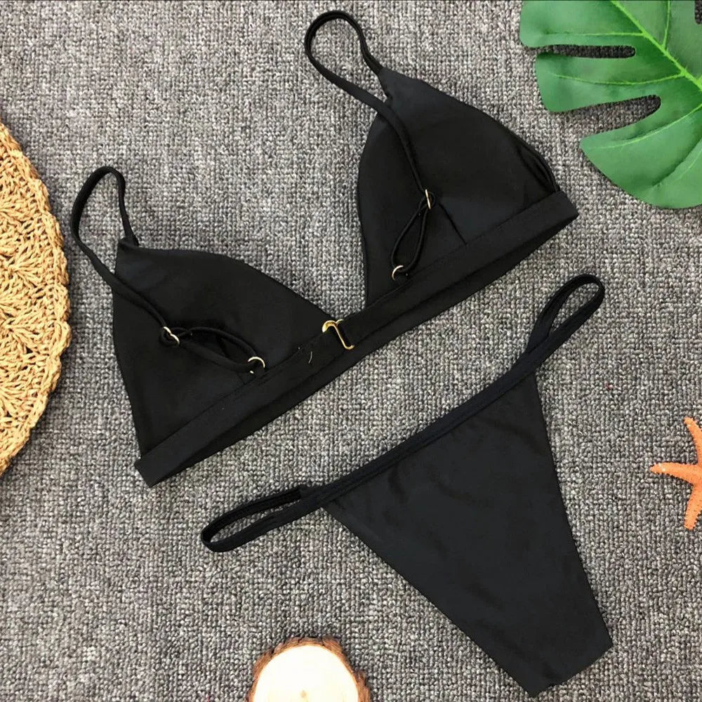 Bikinis Sexy Women'S Trendy Swimwear Swimsuit Bathing Suits Push Up Bra Swimwear Female Bathing Suit Beachwear Bikini Set