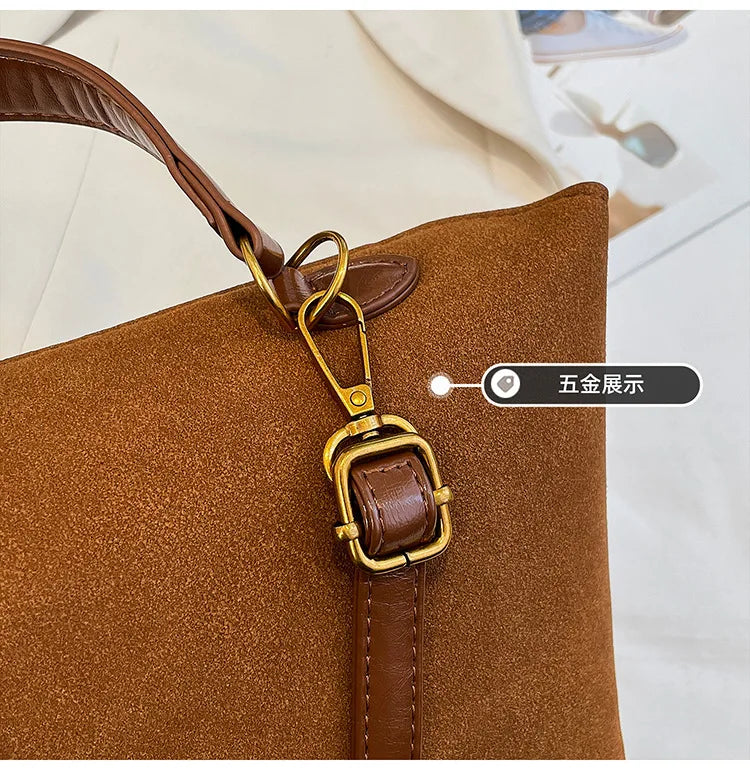 Handbag - A Niche High-end, Women's Single-shoulder Crossbody Bag for Daily Commutes. 2025 New Model - Large Capacity Kelly Bag.