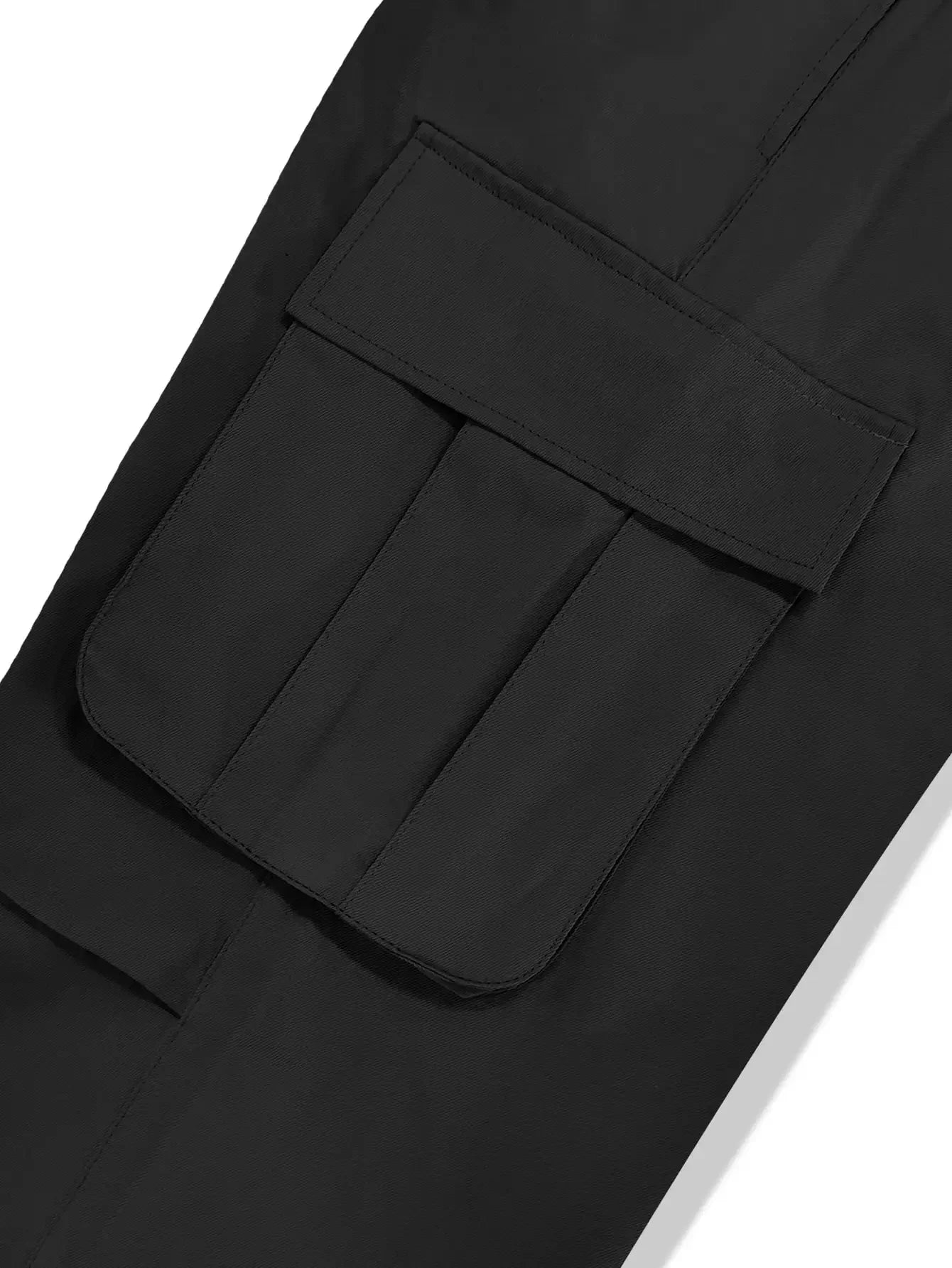 Classic Design Multi Flap Pockets Cargo Pants Men's Loose Fit Drawstring Cargo Pants For Skateboarding Street Outdoor Camping
