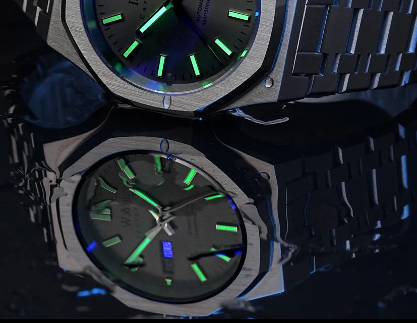 SEIKO NH36A Mechanical Watches for Man Luxury Brand IW CARNIVAL Watch Automatic Sapphire Luminous 5bar Waterproof Montres Hommes