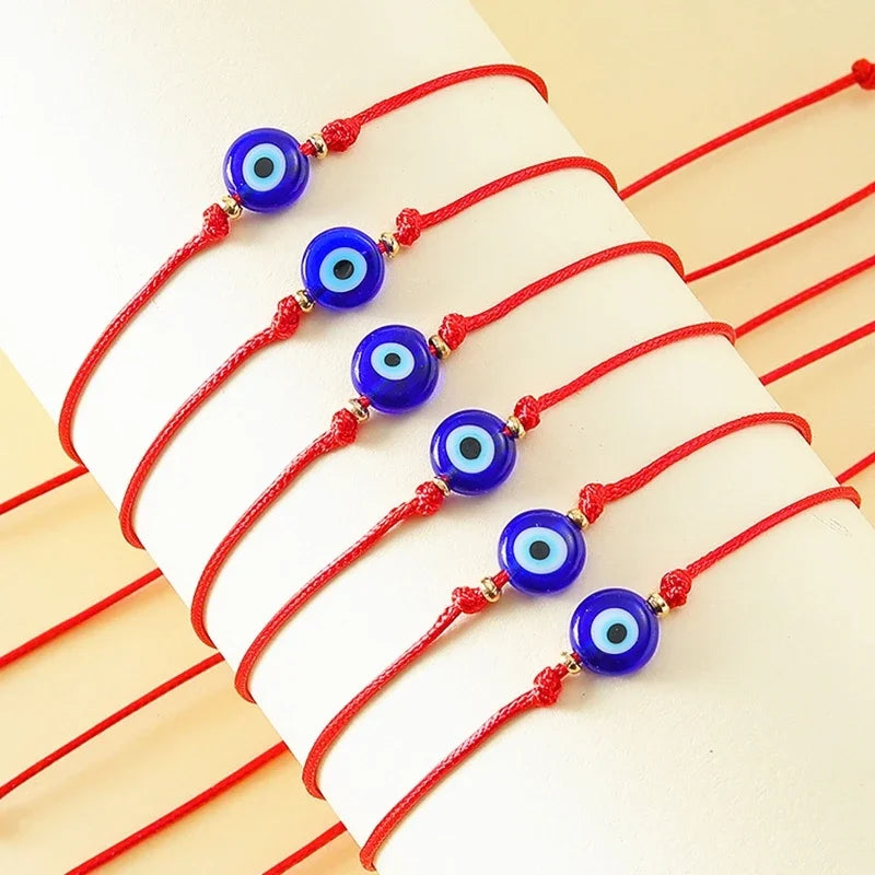 for Evil Eye Bracelets Red String Rope Braided Bracelets Handmand Lucky Bracelets for Women Couple Best
