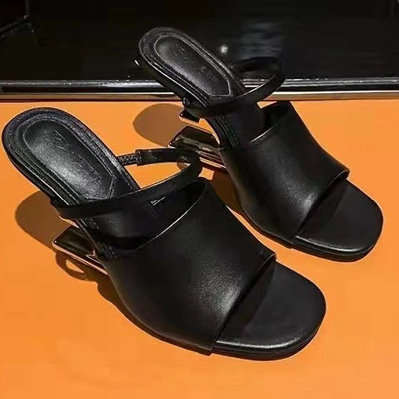 Luxury designer Shoes Slipper Summer Brand Desinger leather Women's Sandal Casual Slides Outdoor Female Flip Flops