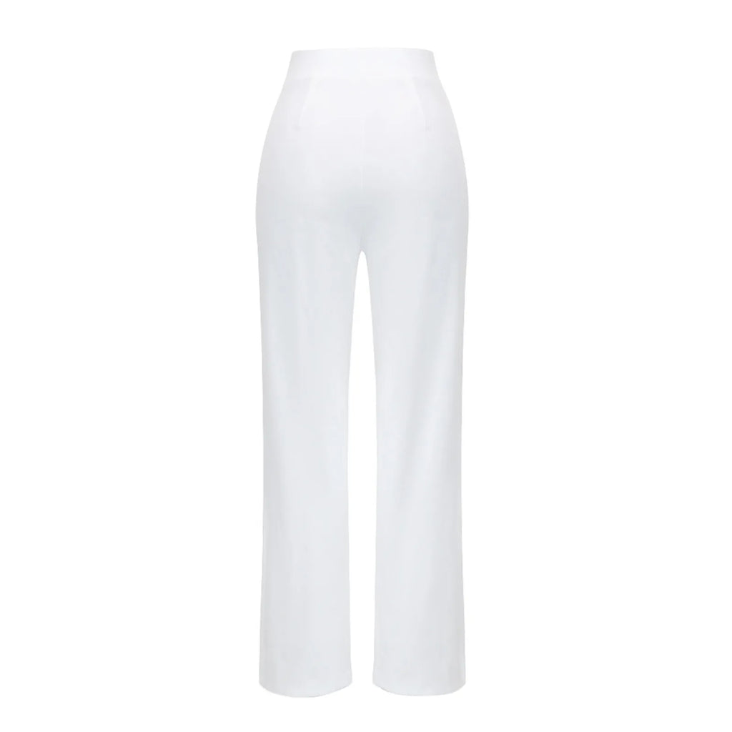 Cargo Pants Women High Waist Casual Work Pants Solid Stretch High Waist Straight Trousers Cargo Pants For Women Plus Size