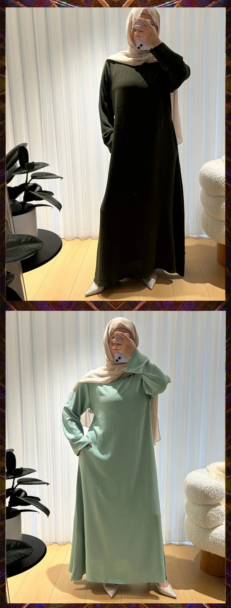 Muslim women's clothing abaya Middle East Dubai robe women's clothing oversized clothing women's long skirt MU-593