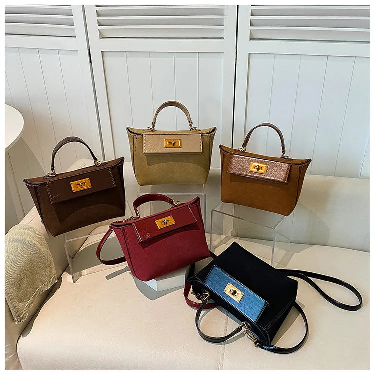 Handbag - A Niche High-end, Women's Single-shoulder Crossbody Bag for Daily Commutes. 2025 New Model - Large Capacity Kelly Bag.