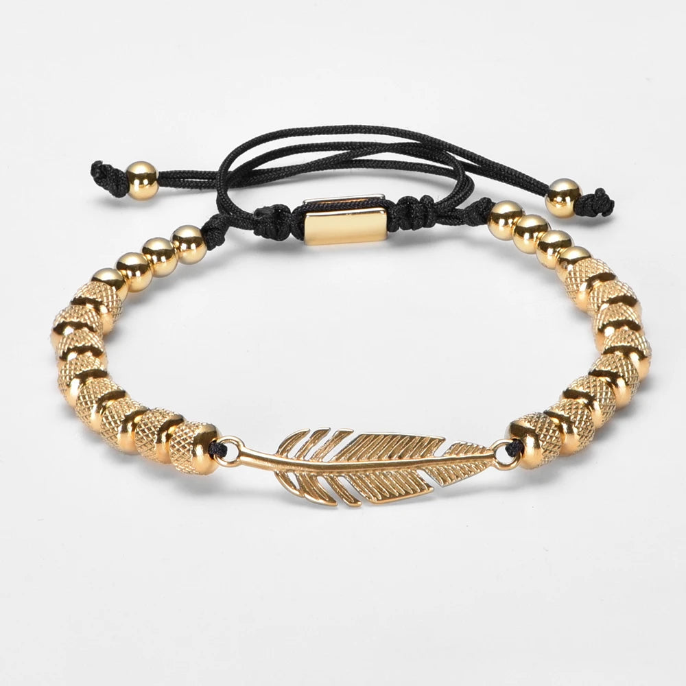 Trendy customized Bracelets Men Jewelry braid Bracelets DR0606