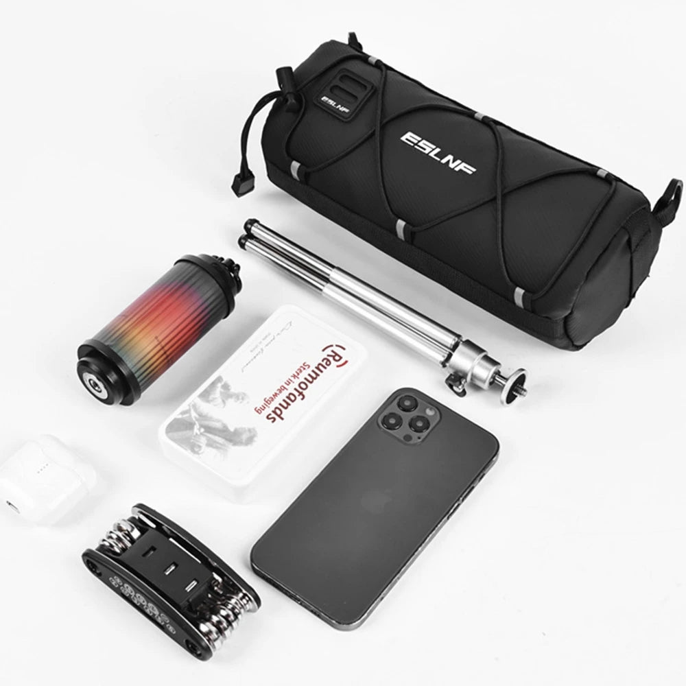 bicycle bag for driving, waterproof storage bag, outdoor cycling, large capacity bike first bag, mountain bike front bag