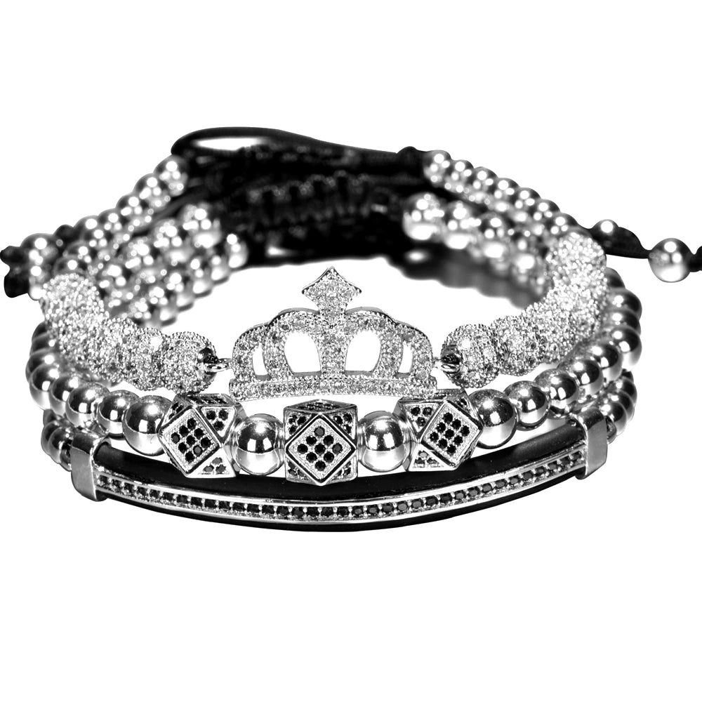 Trendy customized Bracelets Men Jewelry braid Bracelets DR0606
