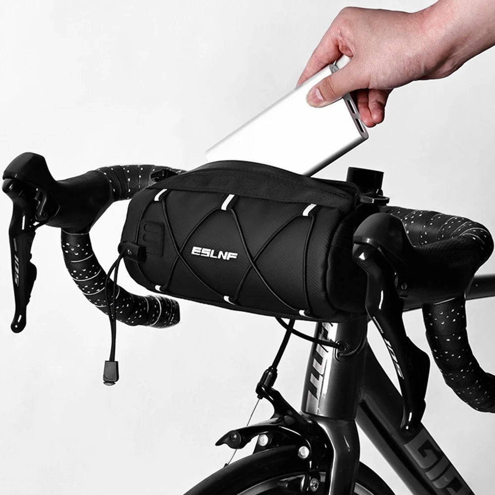 bicycle bag for driving, waterproof storage bag, outdoor cycling, large capacity bike first bag, mountain bike front bag