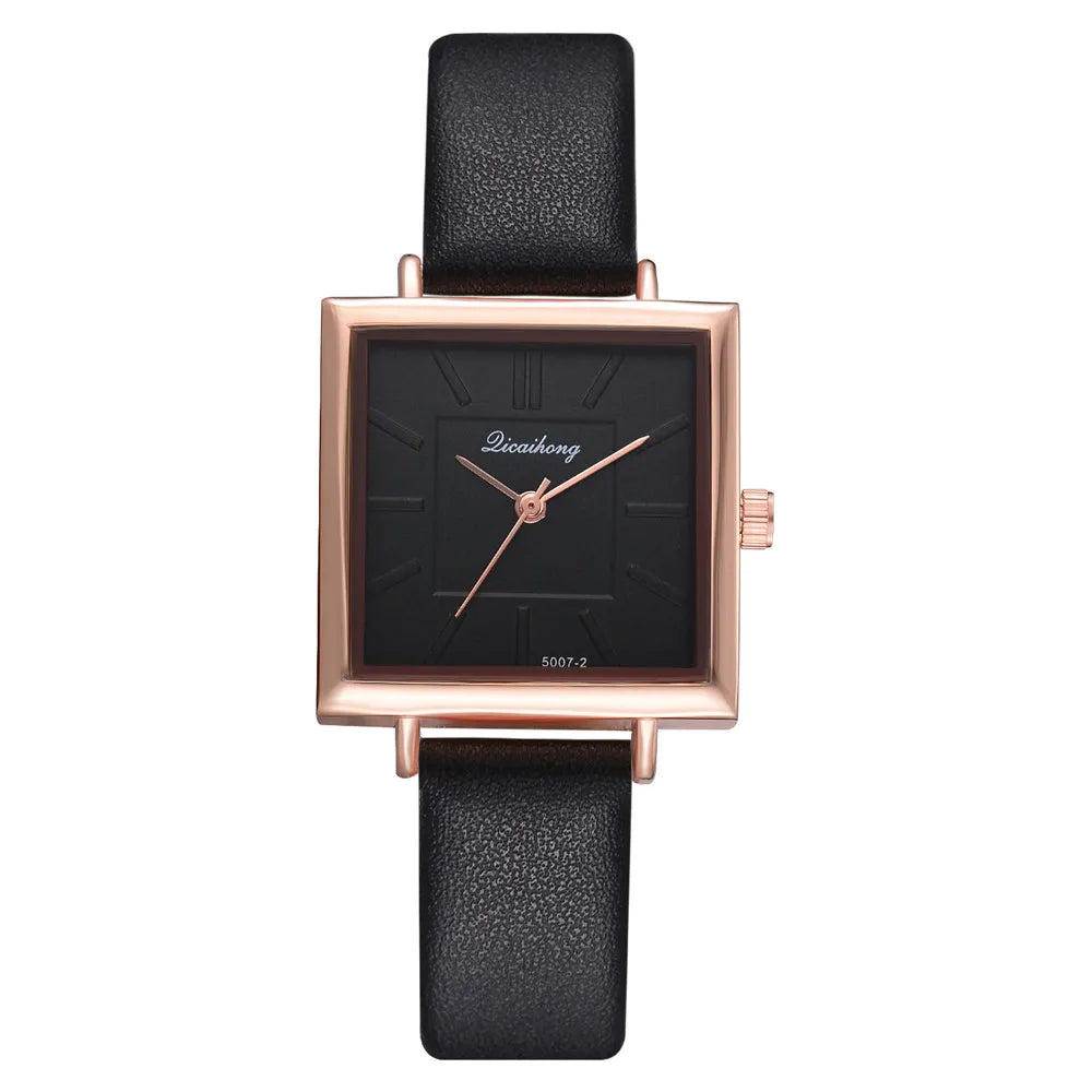 Montres Femmes Luxury Women Watches Luminous Leather Strap Digital Wristwatches Casual Business Wrist Clock Dress Reloj Mujer