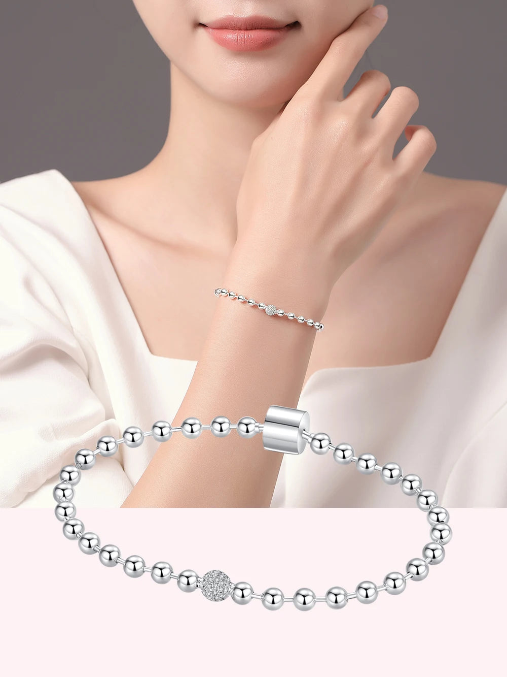 Danturn 925 Sterling Silver Bracelets Crown Butterfly Bus Sisterly Love Cherry Bracelets Women Bracelets Fashion Charm Bracelets