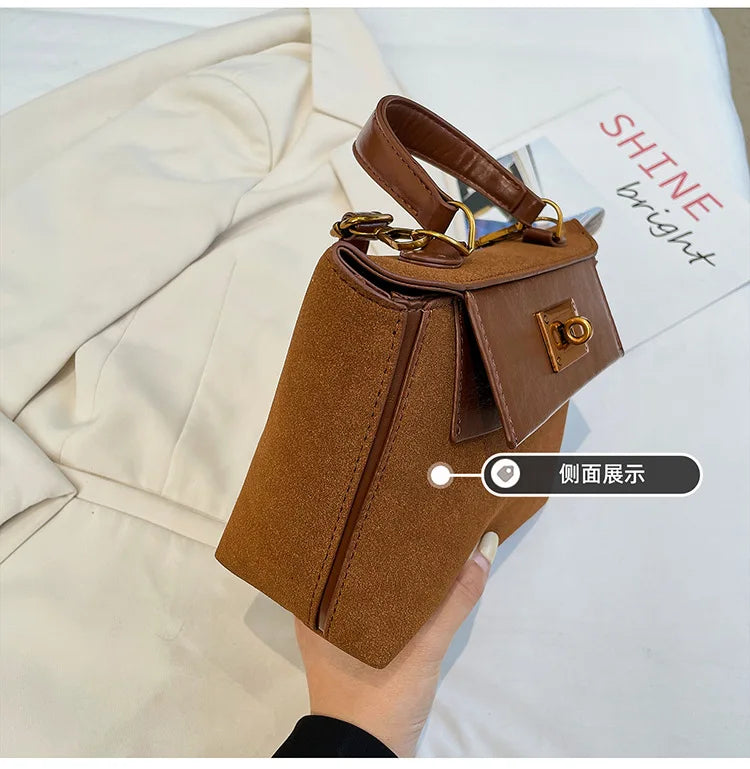 Handbag - A Niche High-end, Women's Single-shoulder Crossbody Bag for Daily Commutes. 2025 New Model - Large Capacity Kelly Bag.