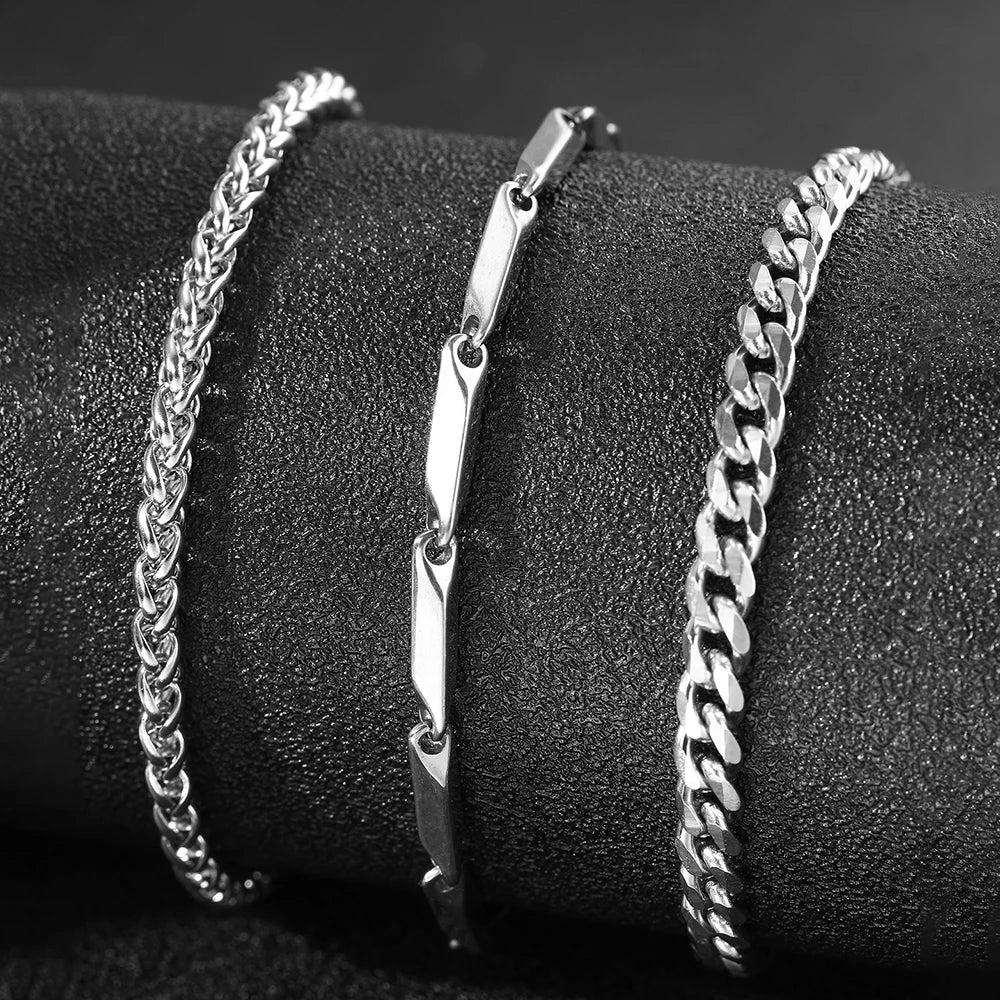 Stainless steel bracelets European and American fashion bracelets exquisite chain bracelets For Women Jewelry Banquet Gifts