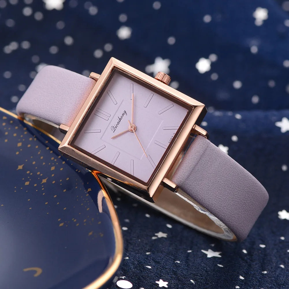 Montres Femmes Luxury Women Watches Luminous Leather Strap Digital Wristwatches Casual Business Wrist Clock Dress Reloj Mujer