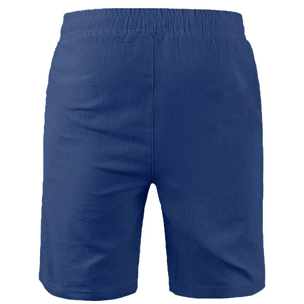 Men's Casual Solid Color Shorts Summer Breathable Fitness Jogging Sport Short Fashion Beach Shorts Men Clothes