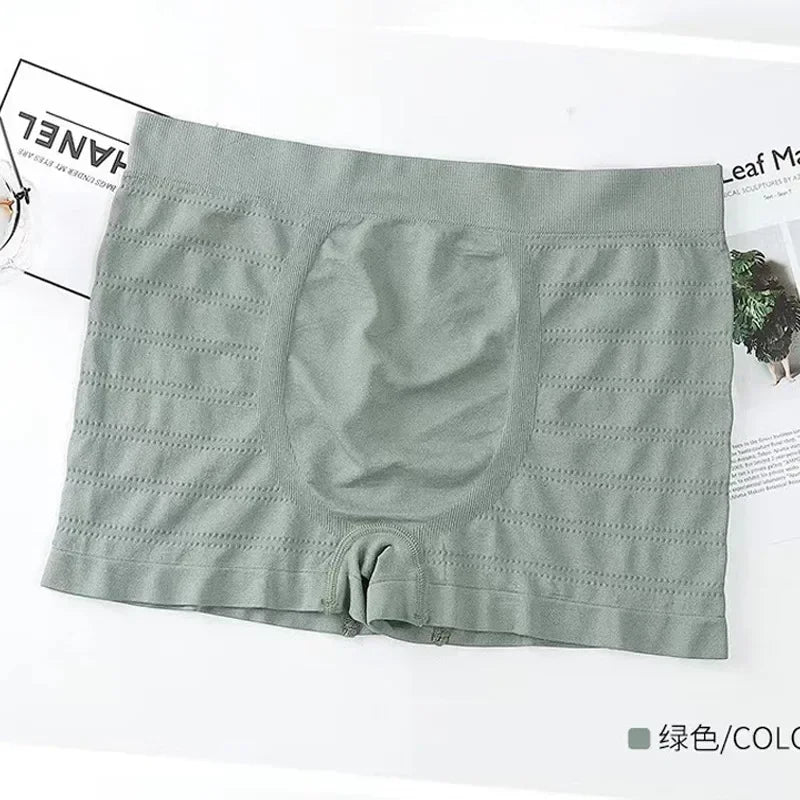 Men's Panties Elasticity Breathable Underwear Thin Boxers Sexy Trunk Boxer Comfortable Seamless Man Underpants Shorts