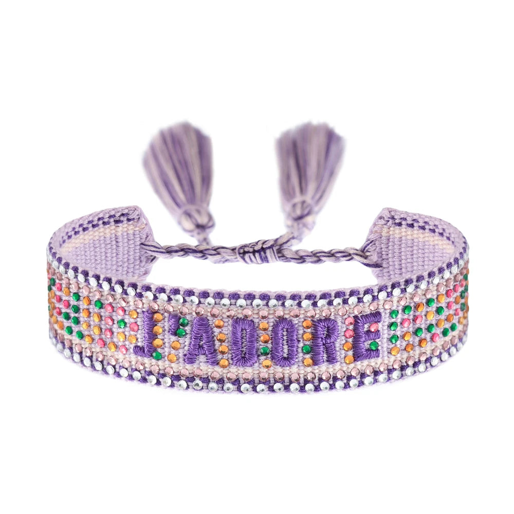 Cotton Bracelets Handmade Adjustable Woven Bracelets Beach Vibes