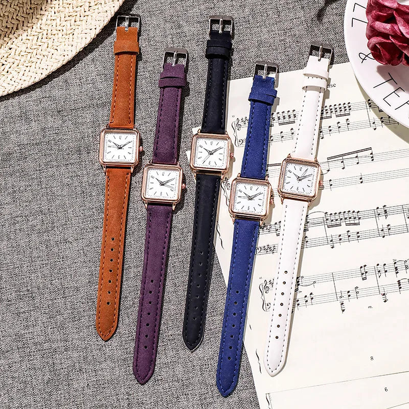 Montres Femmes Luxury Women Watches Luminous Leather Strap Digital Wristwatches Casual Business Wrist Clock Dress Reloj Mujer