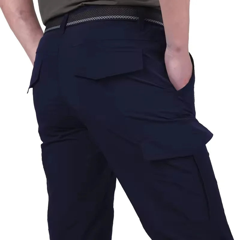 2025 Outdoor Waterproof Tactical Cargo Pants Men Breathable Summer Casual Army Military Long Trousers Male Quick Dry Cargo Pants
