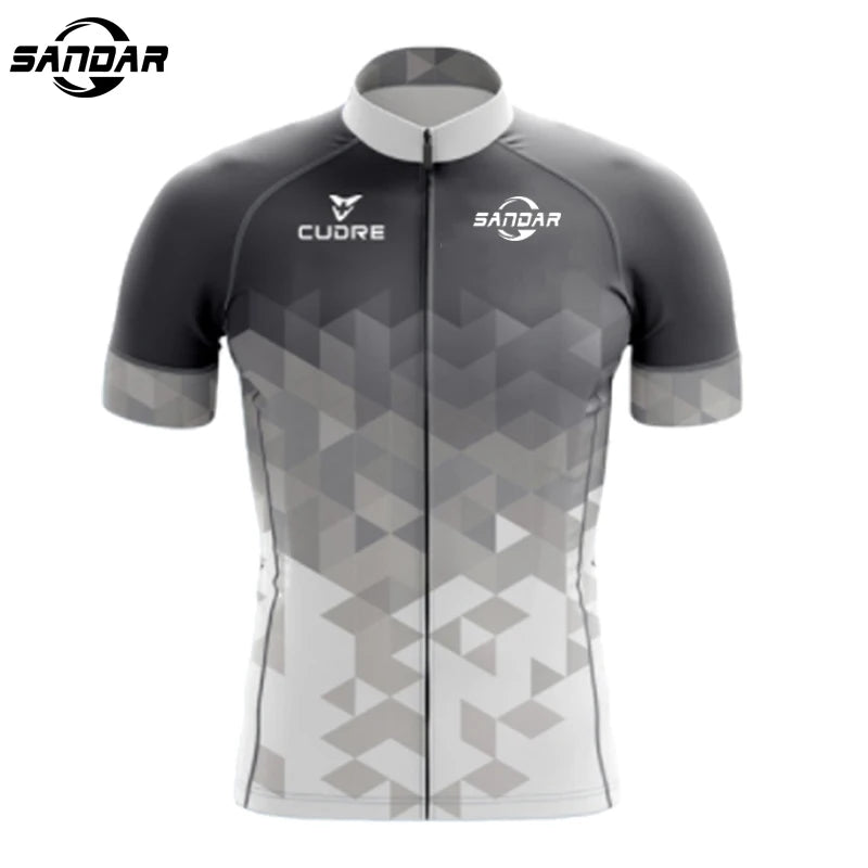 2025 New Sandar Summer Short Sleeved Sportswear Mountain Bike Men's Clothing