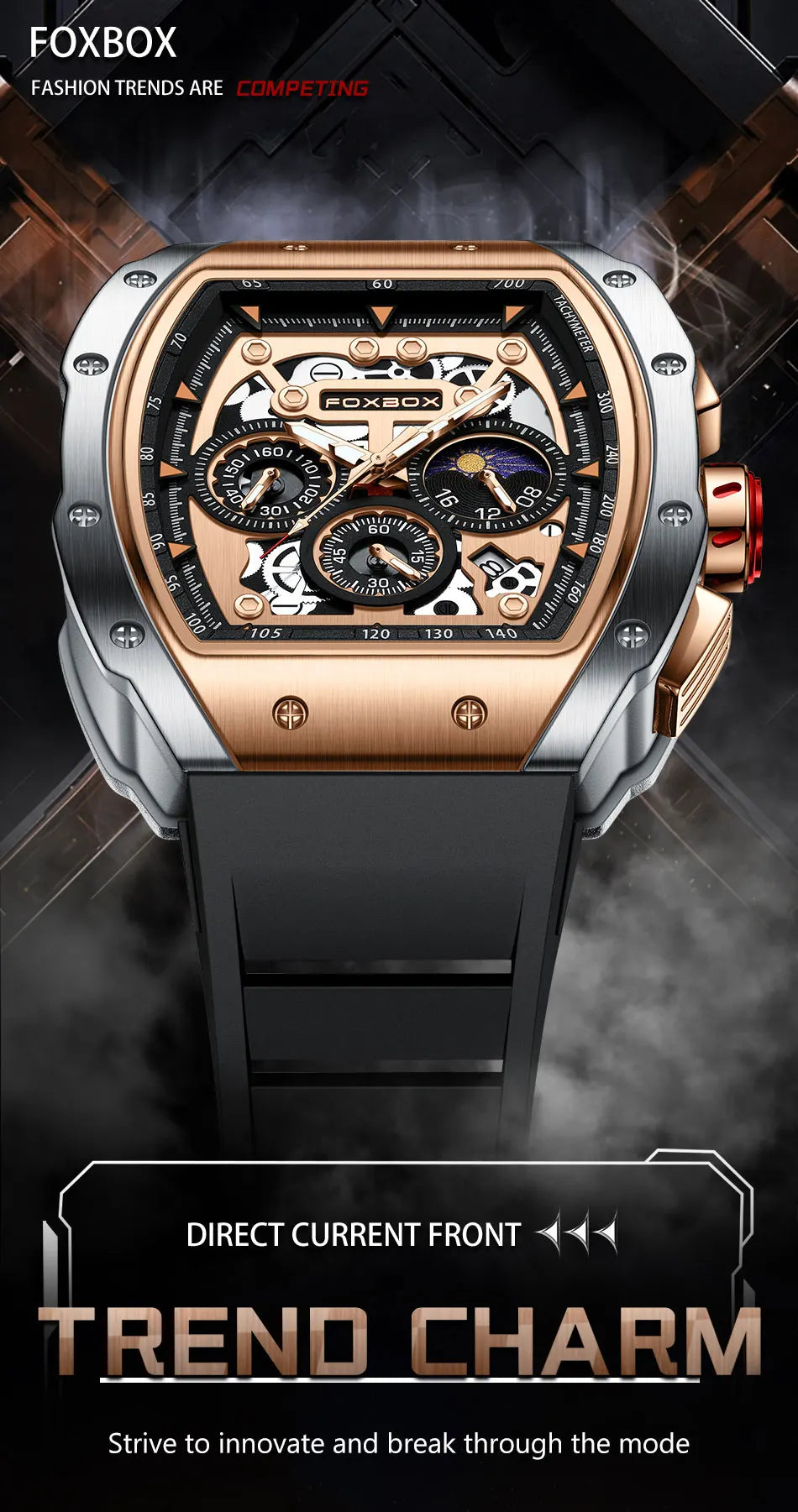 2024 New Sports Watch Men Top Brand Luxury Mens Watches Business Waterproof Military Quartz Chronograph Wristwatch Montre Homme