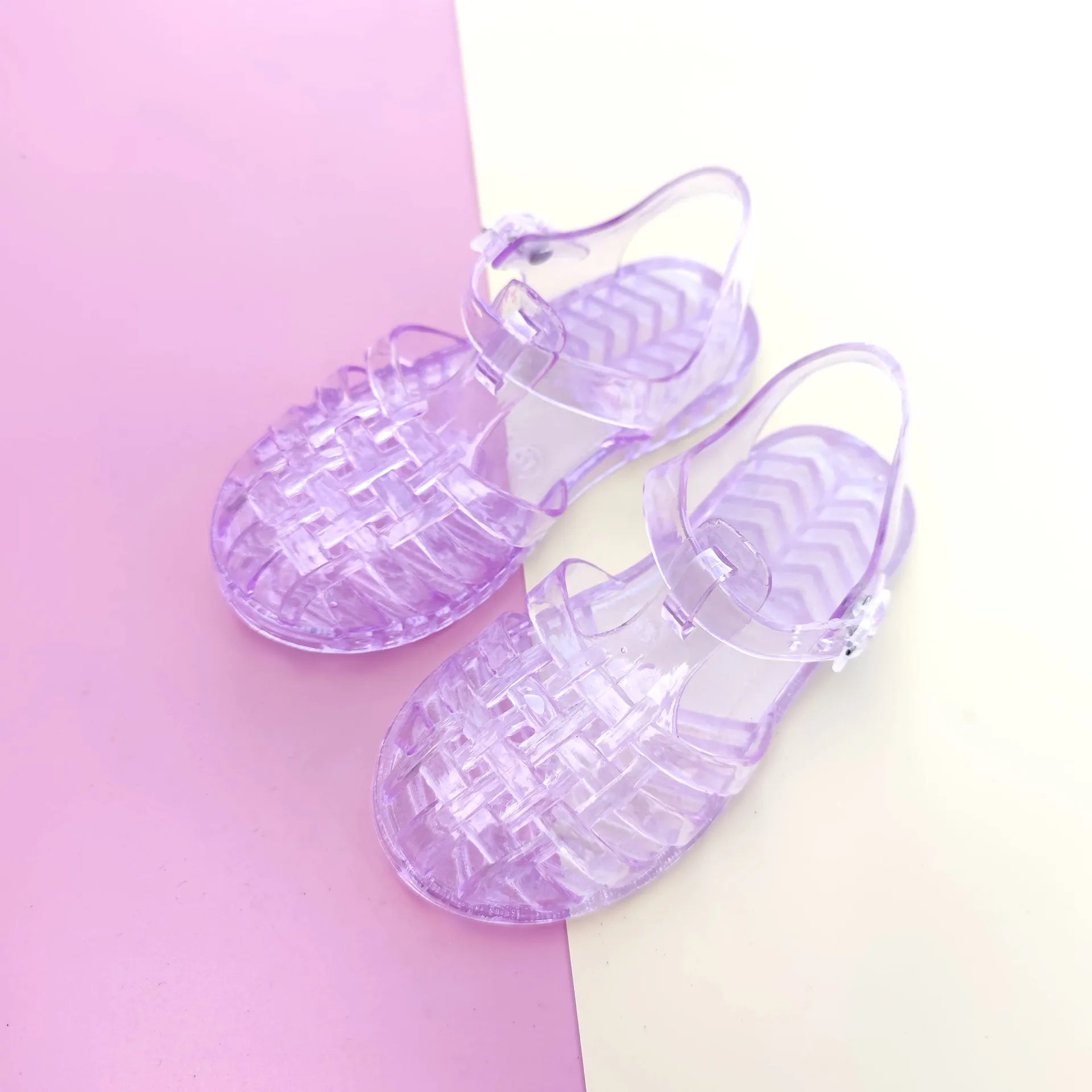 Summer New Sandal Princess Crystal Shoes Boy Girl Children Cave Shoe Kid Jelly Glitter Baby Roman Beach Sandals Toddler Slippers