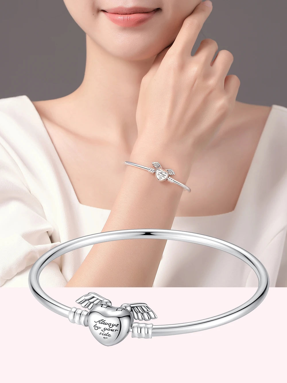 Danturn 925 Sterling Silver Bracelets Crown Butterfly Bus Sisterly Love Cherry Bracelets Women Bracelets Fashion Charm Bracelets