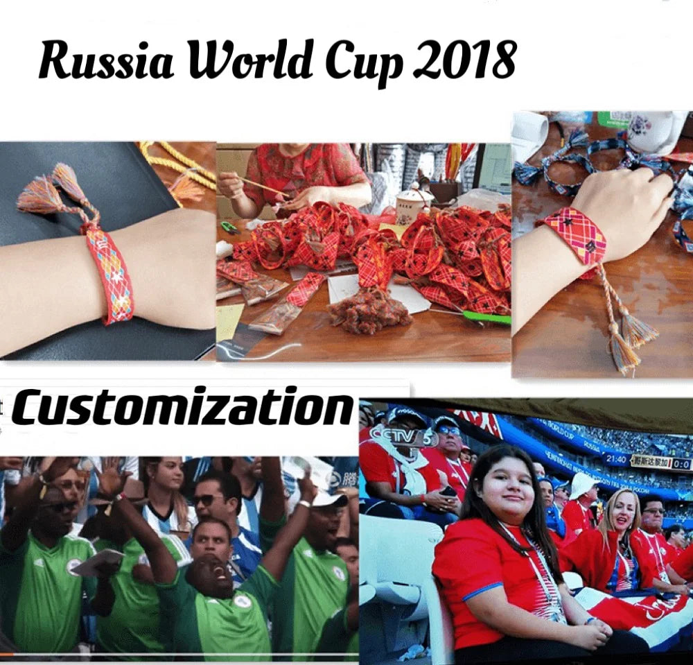 Customization of Wholesale Woven Bracelets Custom Made Bracelets