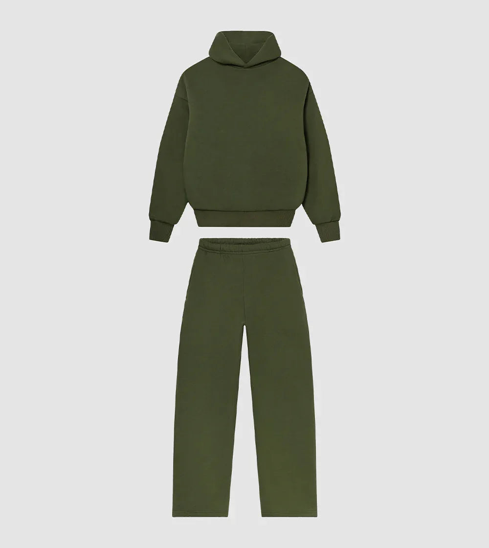 Y2k Tracksuit Men Clothes 2025 New Solid Color Hoodie Mens Pullover Sweatshirt Fashion Harajuku Hoodies Sweatpants Streetwear