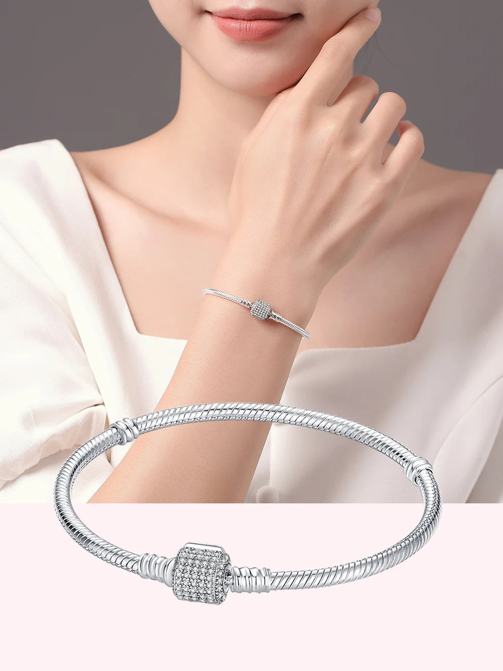 Danturn 925 Sterling Silver Bracelets Crown Butterfly Bus Sisterly Love Cherry Bracelets Women Bracelets Fashion Charm Bracelets