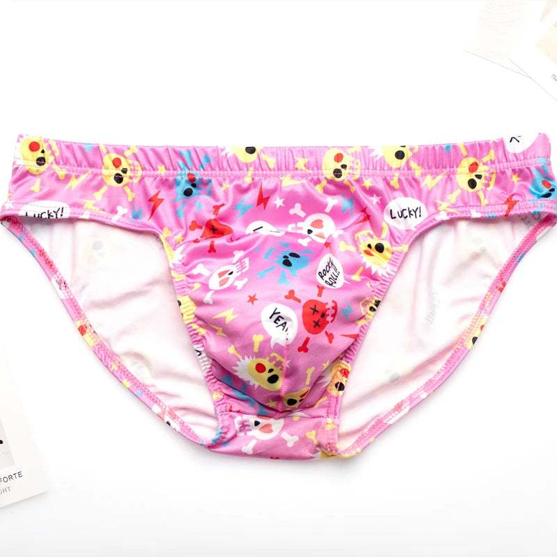 Sexy Men Underwear Briefs Men Print Breathable Panties Cueca U Pouch Soft Jockstrap Man Underpants Gay Slip Homme Calzoncillos