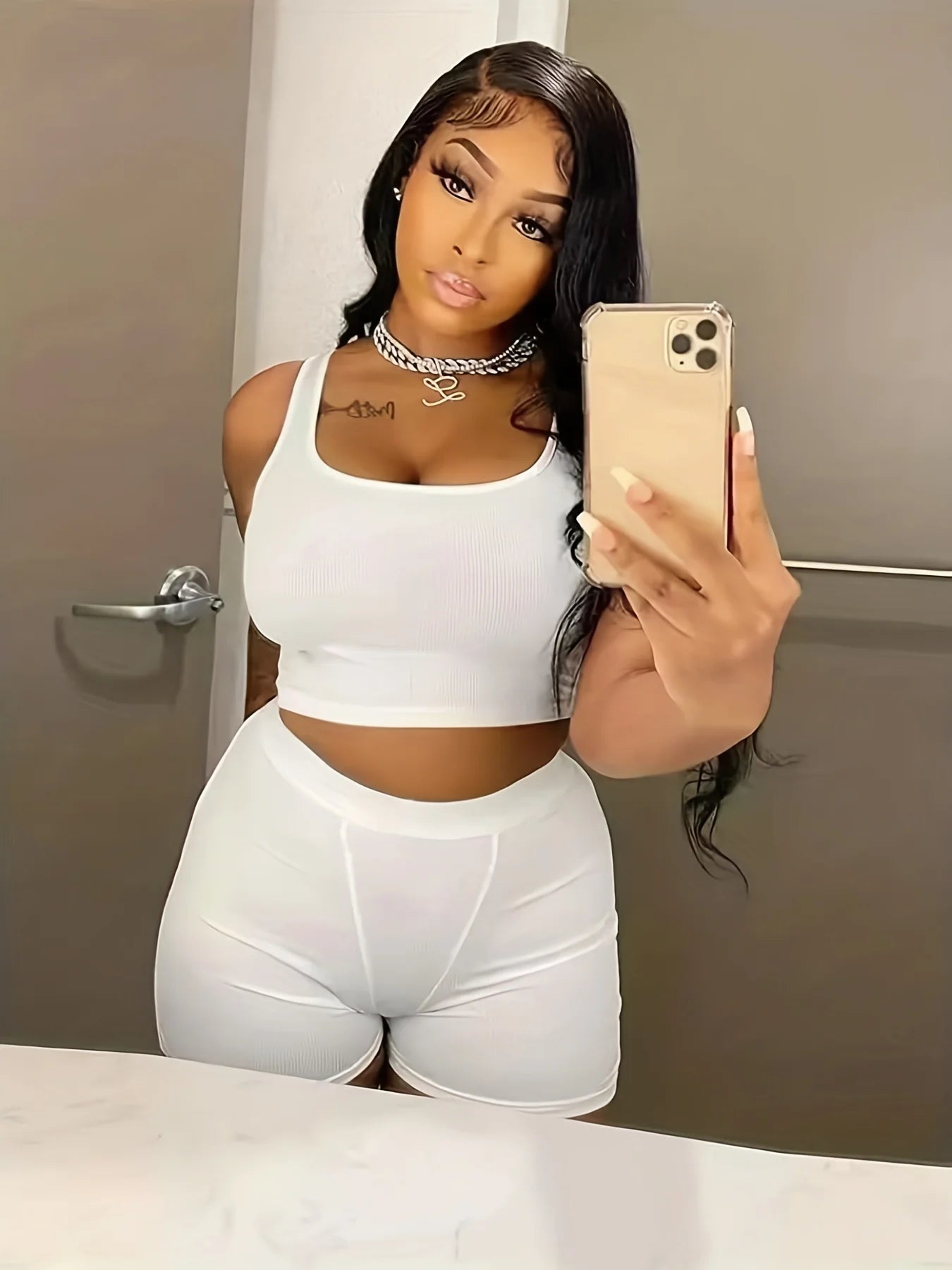 Women's Clothing Summer  Wholesale Ribbed Loungewear Women Sets  Lounge Wear Two Piece Tank Tops and Shorts Set