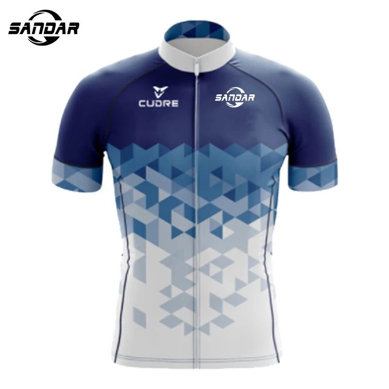 2025 New Sandar Summer Short Sleeved Sportswear Mountain Bike Men's Clothing