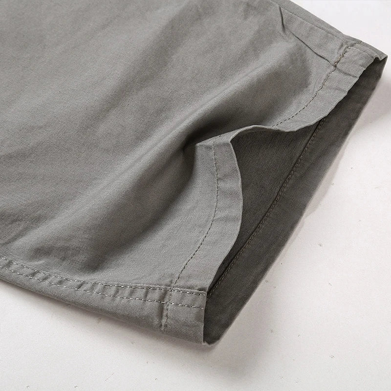 IPPOLICH Men's Pants Sweatpant Leisure Breathable Pants Pockets Wide Leg Cotton Black Cargo Pants Classic Man Casual Cargo Pants