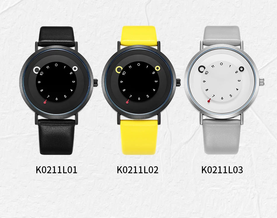 Shengke Women Creative Wristwatch Ladies Watches Yellow Leather Band Best Gifts Wristwatches Clock Montres Femme Reloj Mujer