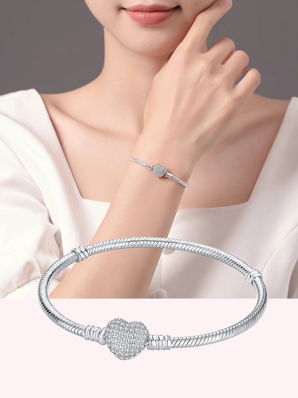 Danturn 925 Sterling Silver Bracelets Crown Butterfly Bus Sisterly Love Cherry Bracelets Women Bracelets Fashion Charm Bracelets