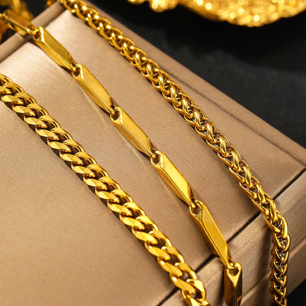 Stainless steel bracelets European and American fashion bracelets exquisite chain bracelets For Women Jewelry Banquet Gifts