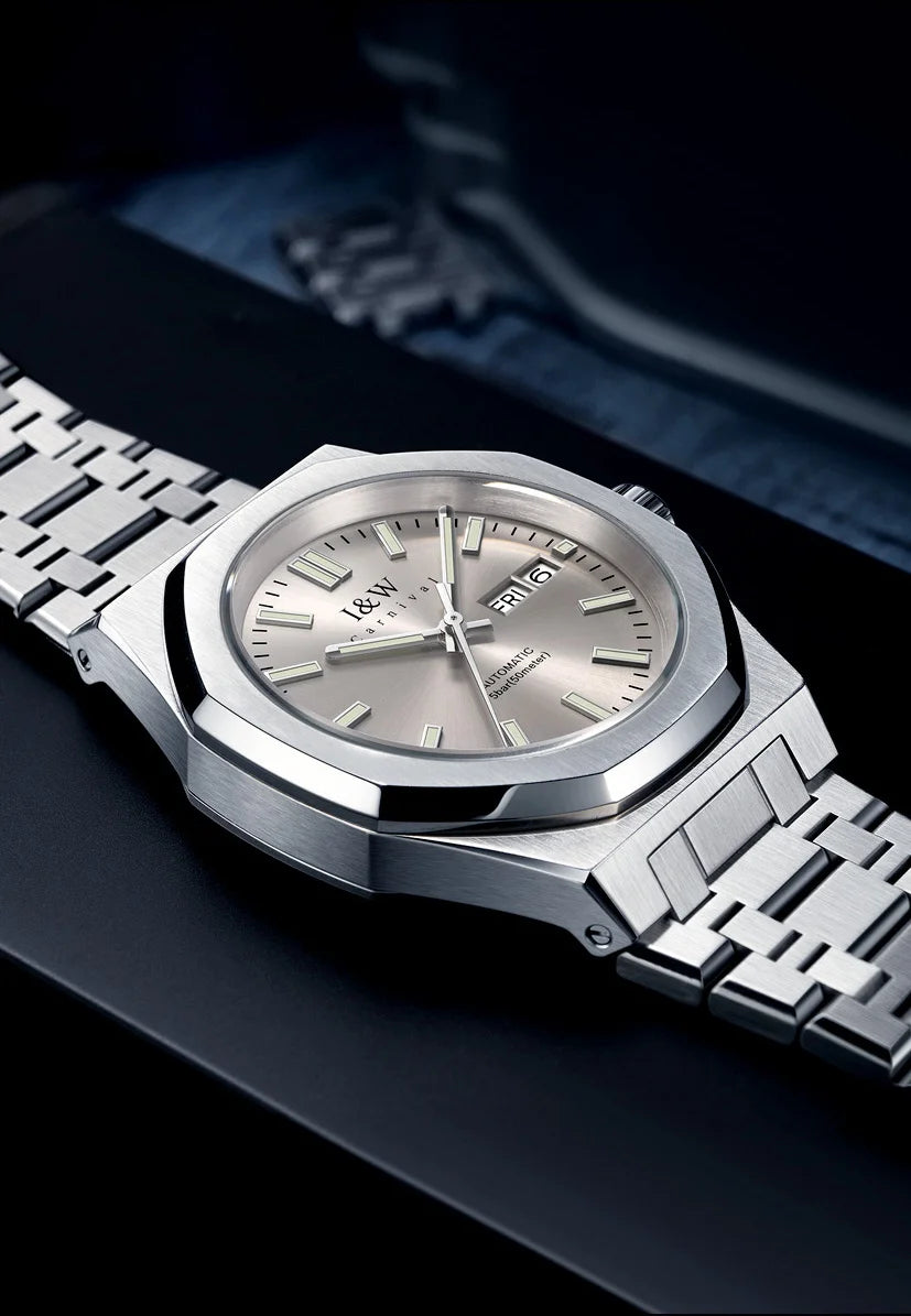 SEIKO NH36A Mechanical Watches for Man Luxury Brand IW CARNIVAL Watch Automatic Sapphire Luminous 5bar Waterproof Montres Hommes