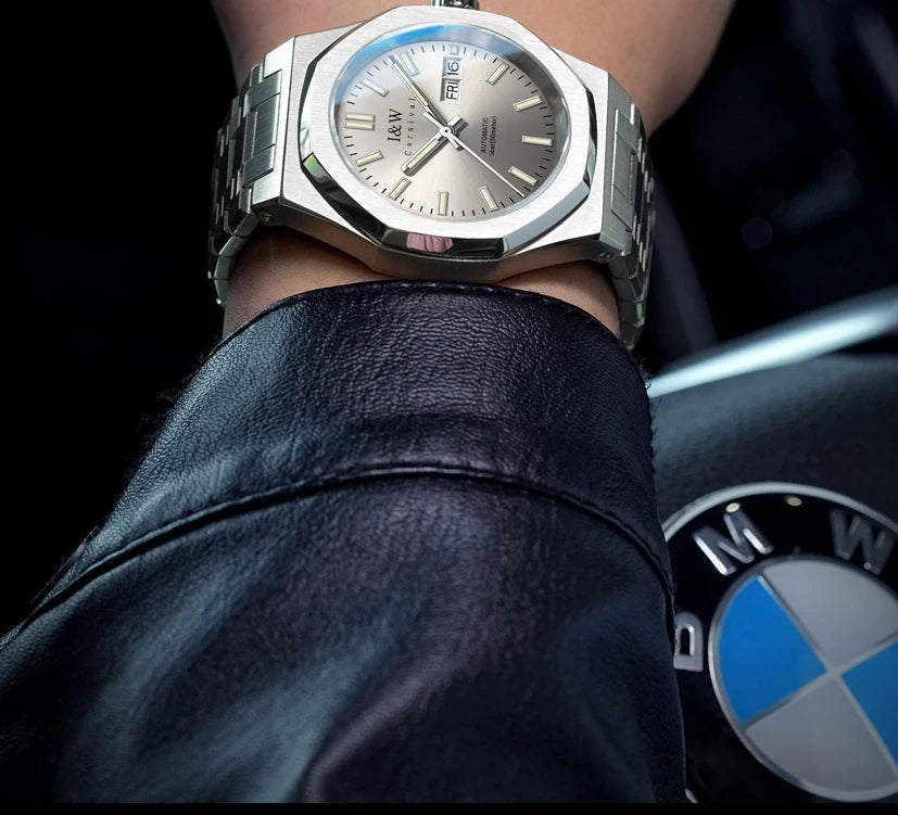 SEIKO NH36A Mechanical Watches for Man Luxury Brand IW CARNIVAL Watch Automatic Sapphire Luminous 5bar Waterproof Montres Hommes