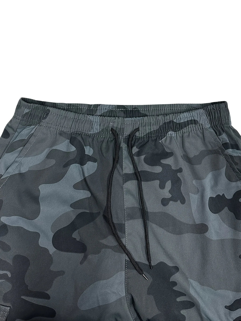 [Trendy Camo Cargo Pants] Camo Cargo Pants - Men's Trendy Casual Regular Fit Trousers With Side Pocket For Outdoor Activities