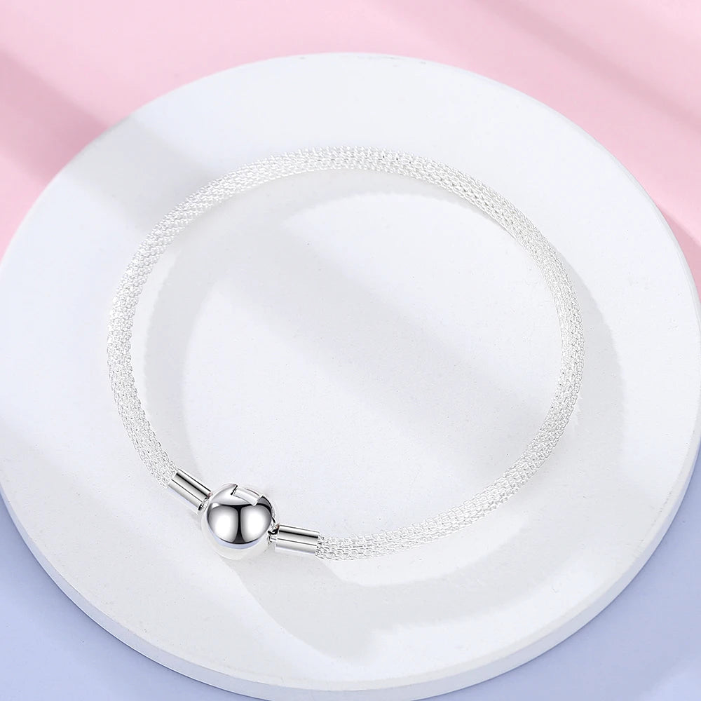 Danturn 925 Sterling Silver Bracelets Crown Butterfly Bus Sisterly Love Cherry Bracelets Women Bracelets Fashion Charm Bracelets