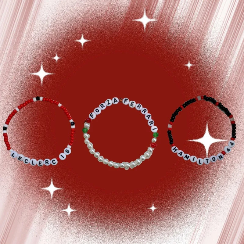handmade F1 Team Bracelets |  Friendship Bracelets