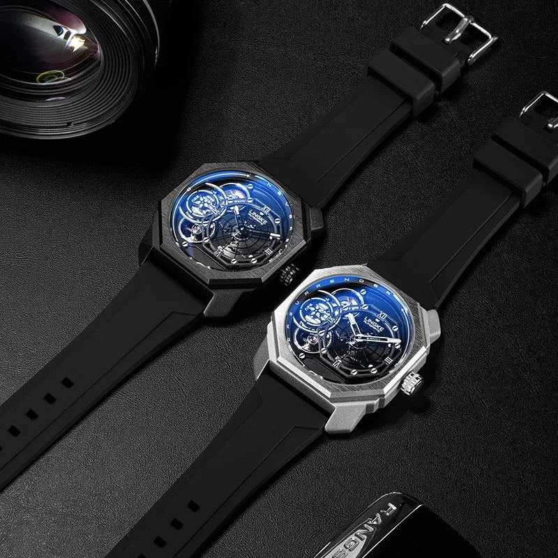 PAGANI DESIGNS Mens Mechanical Watch Luxury Sports Automatic Watches for Men Stainless Steel Waterproof Wristwatch Reloj montres